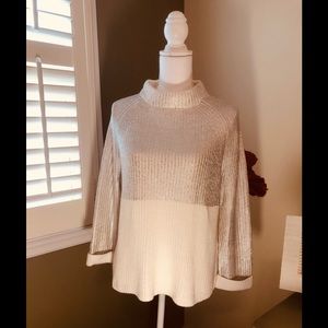 Chico’s Winter stand up collar sweater